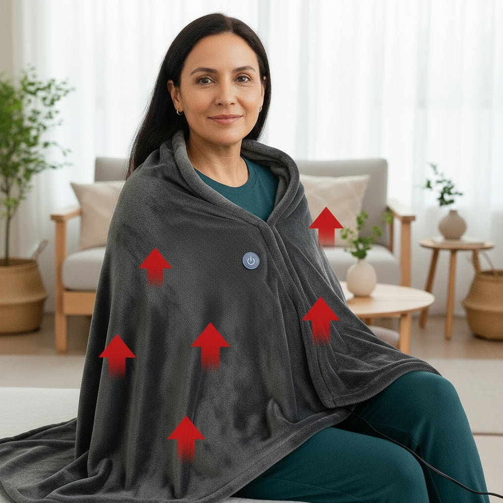 Heated Shawl Blanket