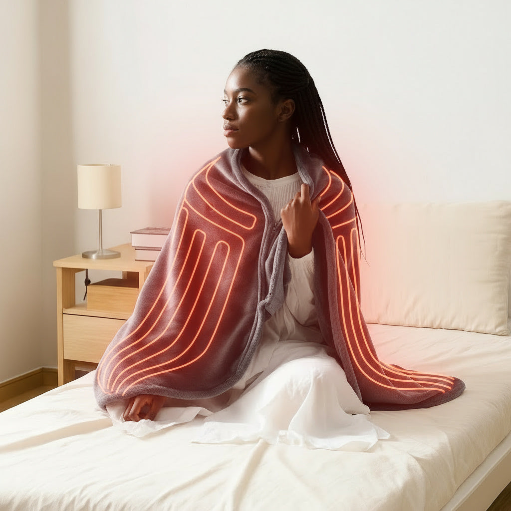 Heated Shawl Blanket